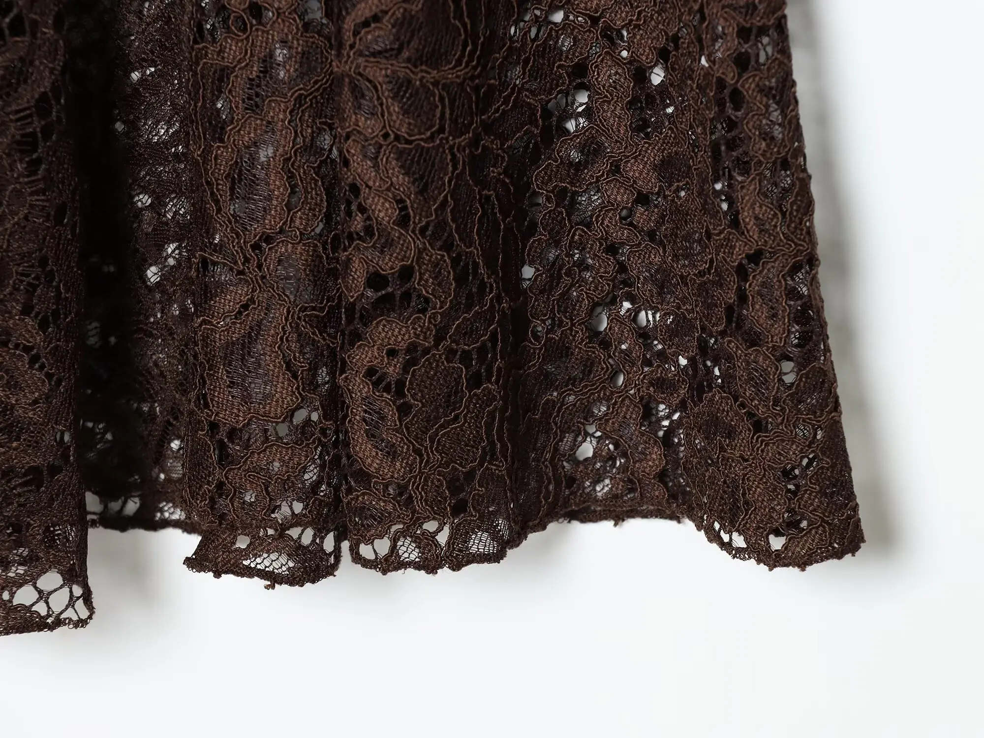 jupe marron légère pour l'été