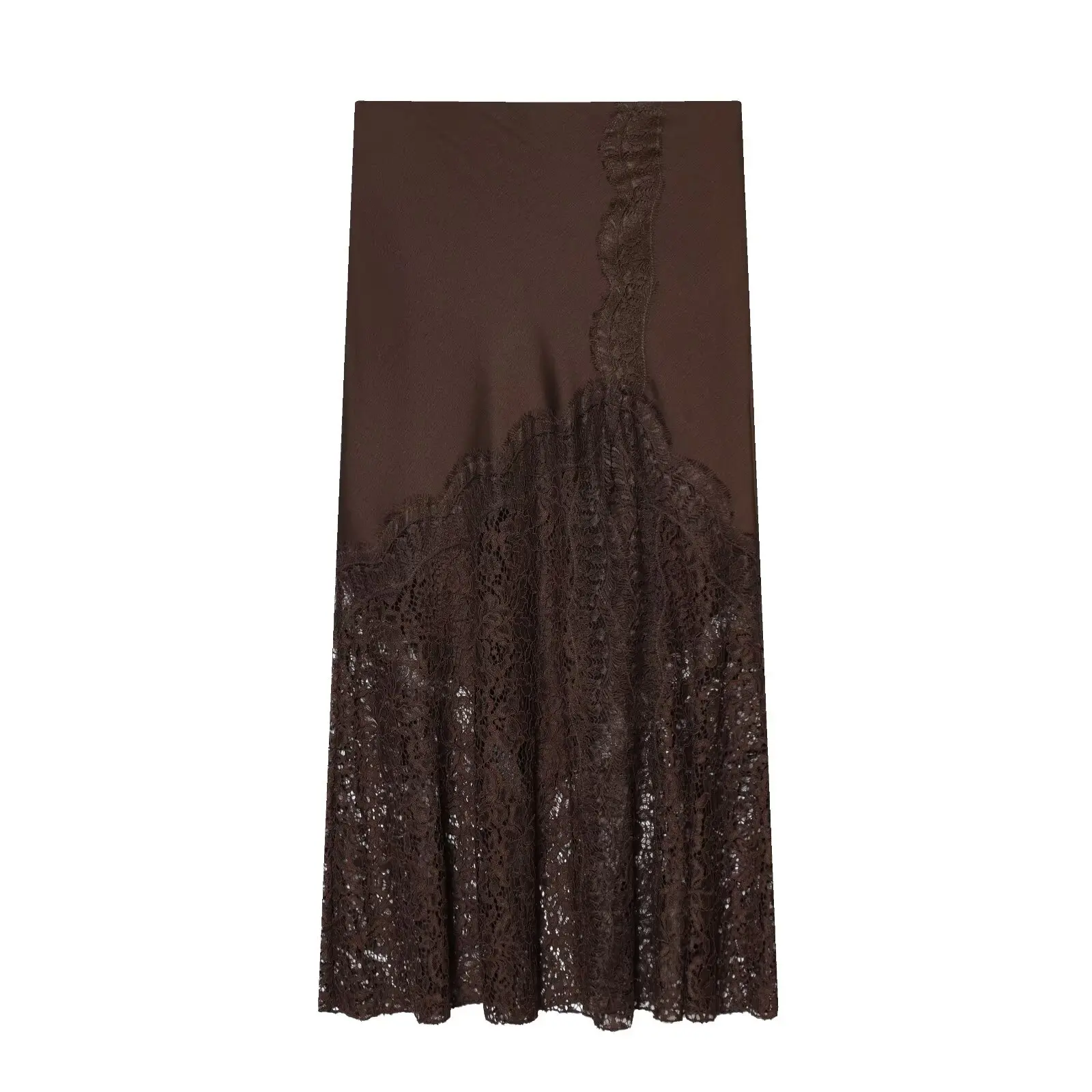 Jupe Midi Marron